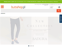 Tablet Screenshot of butshop.pl